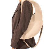 D bag Beige+ cadena lisa - Ferent Bags