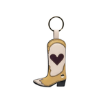 Boot Keyring Florence w.gold