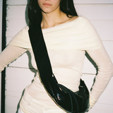 Banana bag XS crushed patent black - Ferent Bags