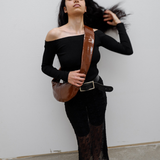 Banana bag XS glossy brown - Ferent Bags