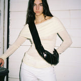 Banana bag XS crushed patent black - Ferent Bags