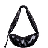 Banana bag XS crushed patent black - Ferent Bags