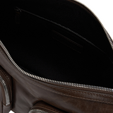 Outpocket Hobo washed brown pull-up - Ferent Bags
