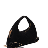 Dandy Fringe Suede black w. Gold