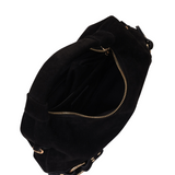 Dandy Fringe Suede black w. Gold