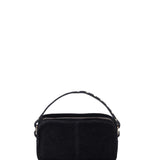 Helena Suede black w. gold - Ferent Bags