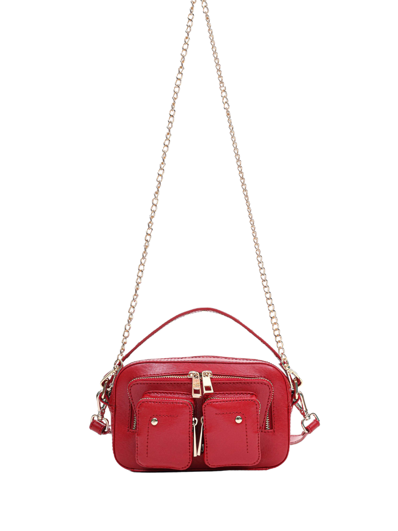 Helena Florence bright red w. gold - Ferent Bags