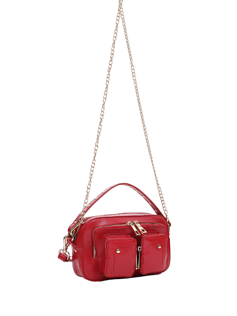 Helena Florence bright red w. gold - Ferent Bags