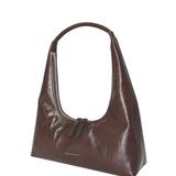 Hobo shoulder mocha crinkle