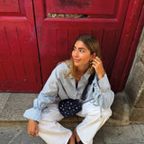 Trotter Blue Boho + Smooth Handle