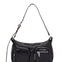 Outpocket Hobo black glossy plain - Ferent Bags