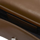 Shearing Belted Flap chestnut plain + beige - Ferent Bags