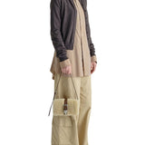 Shearing Belted Flap chestnut plain + beige - Ferent Bags