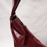 XL Crossbody Bag glossy maroon - Ferent Bags