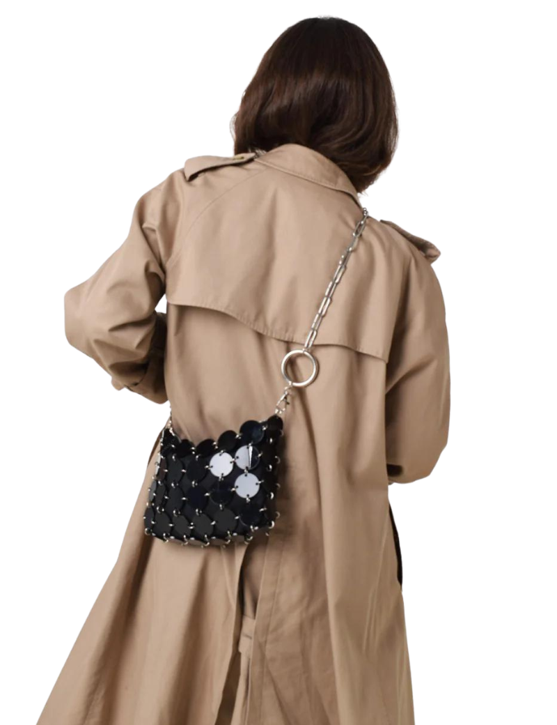 Ch Black +  Cadena combinada + Funda negra - Ferent Bags