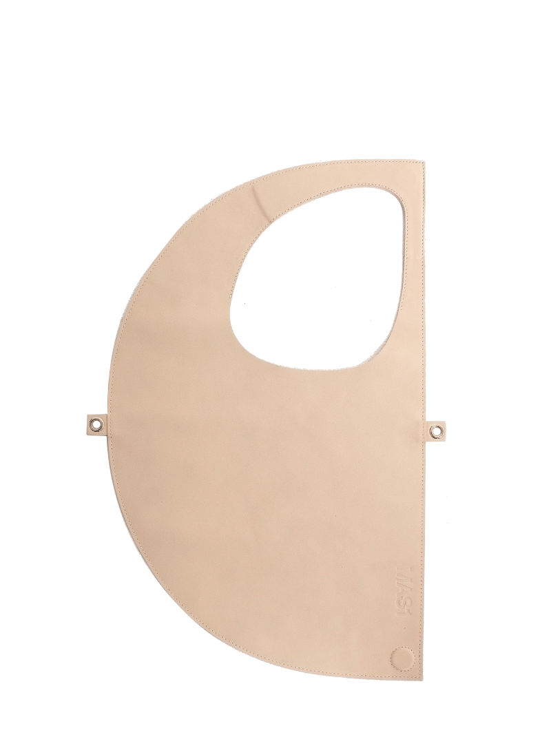 D bag Beige+ cadena lisa - Ferent Bags