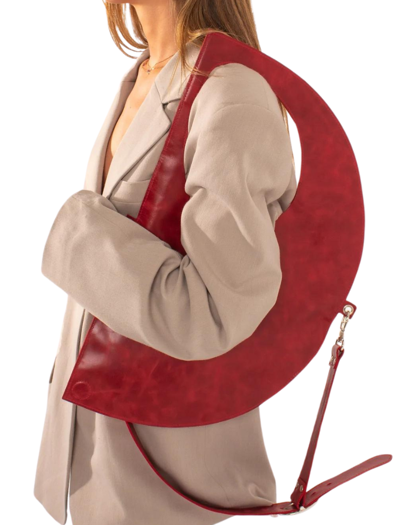 D bag granate + cadena lisa - Ferent Bags