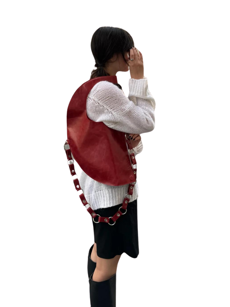D bag granate + cadena lisa - Ferent Bags