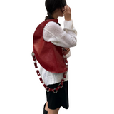 D bag granate + cadena lisa - Ferent Bags