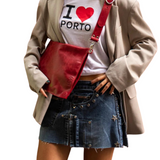 D bag granate + cadena lisa - Ferent Bags