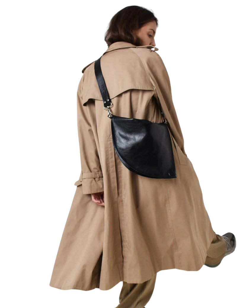 D bag Negro + cadena lisa - Ferent Bags