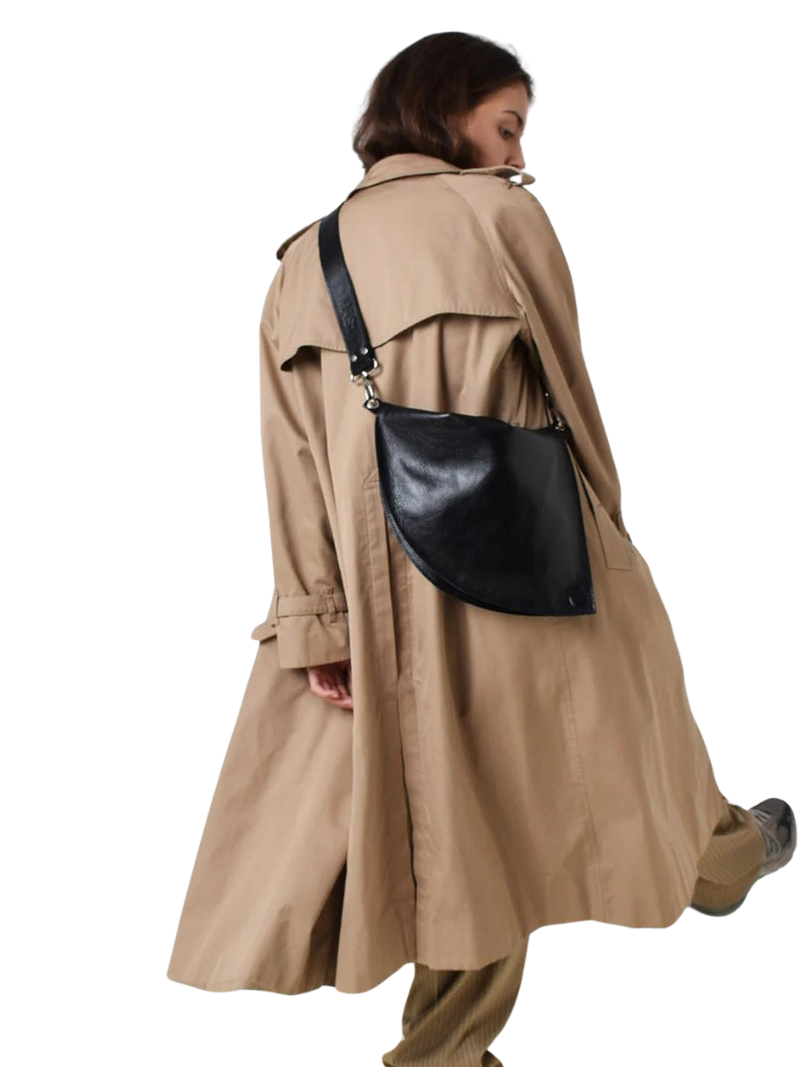D bag Negro + cadena lisa - Ferent Bags