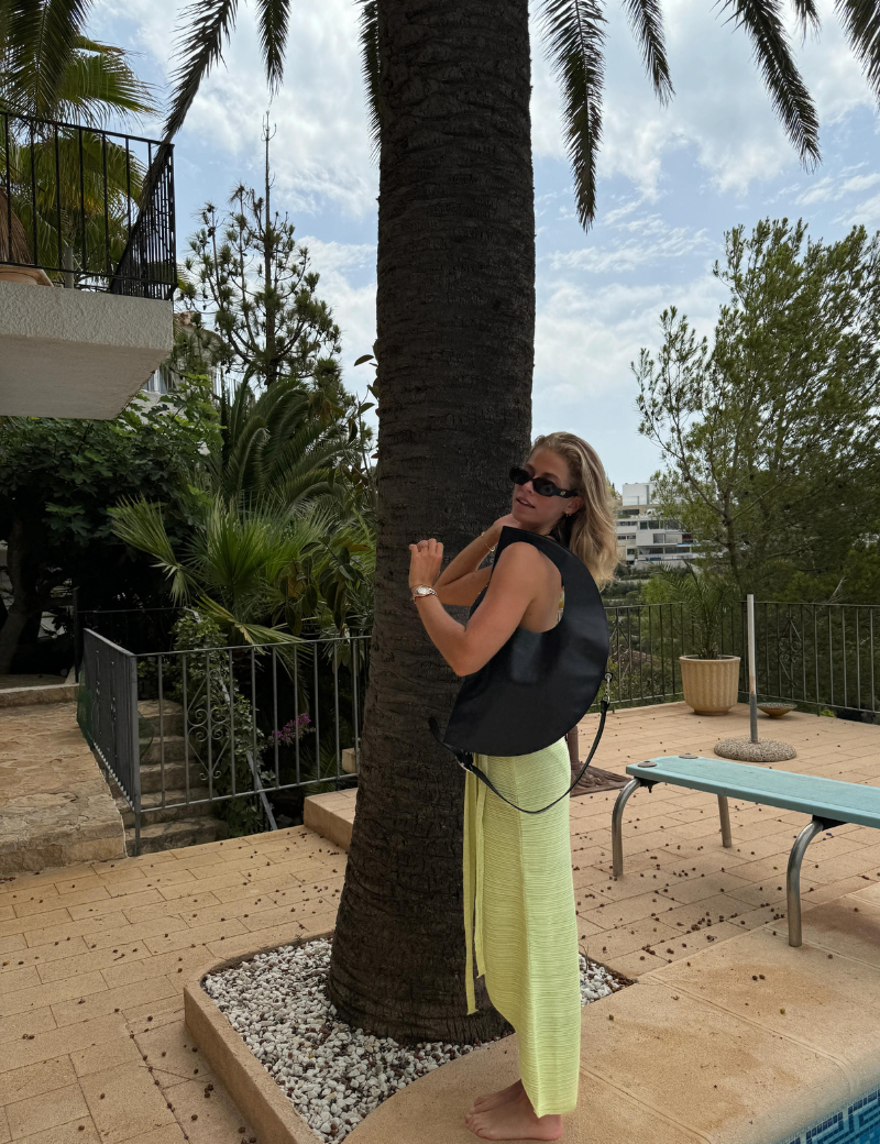 D bag Negro + cadena lisa - Ferent Bags