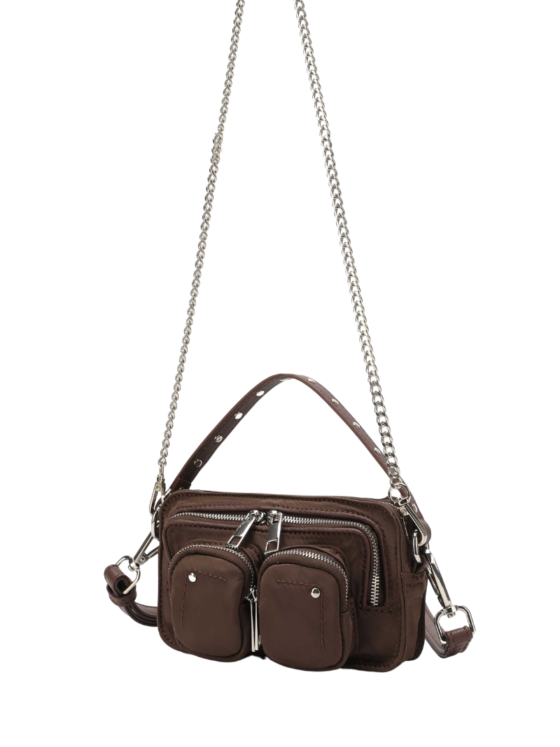 Helena Recycled Nylon brown - Ferent Bags 