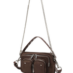 Helena Recycled Nylon brown - Ferent Bags 