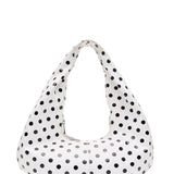 Small Alma Draped polka black and white