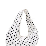 Small Alma Draped polka black and white