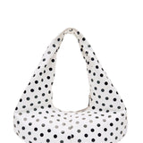 Small Alma Draped polka black and white