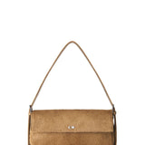 Miranda calf hair camel bag