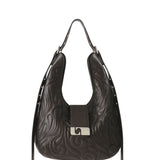 Vixen brown leather padded bag