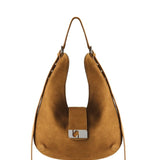 Vixen camel suede bag