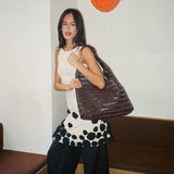 Lucca shoulder bag Isolde dark brown