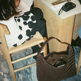 Lucca shoulder bag Isolde dark brown