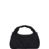 Mini Dandy Braided Suede black cross