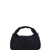Mini Dandy Braided Suede black cross