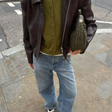 Salerno shoulder bag Marlin olive