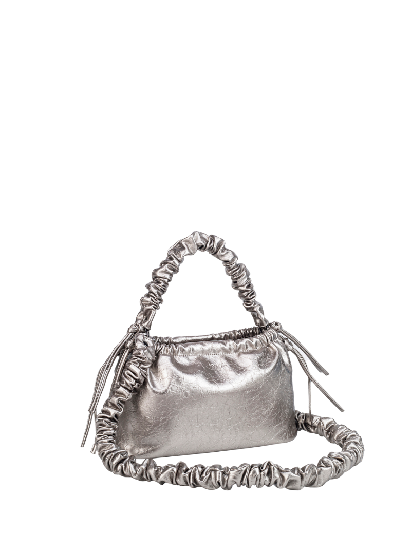 Arcadia Shiny structure metallic grey - Ferent Bags 