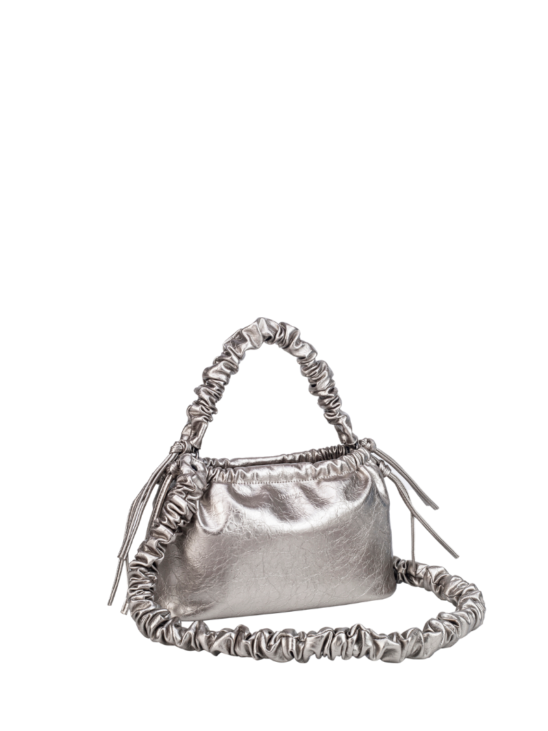 Arcadia Shiny structure metallic grey - Ferent Bags 