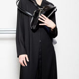 Arco Black creased leather