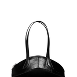 Arco Black creased leather