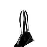 Arco Black creased leather