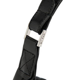 Amberette black semi patent leather