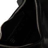 Amberette black semi patent leather
