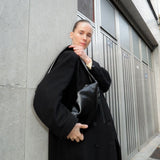 Banana bag XL crushed patent black