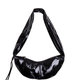 Banana bag XS crushed patent black