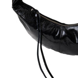 Banana bag XS crushed patent black